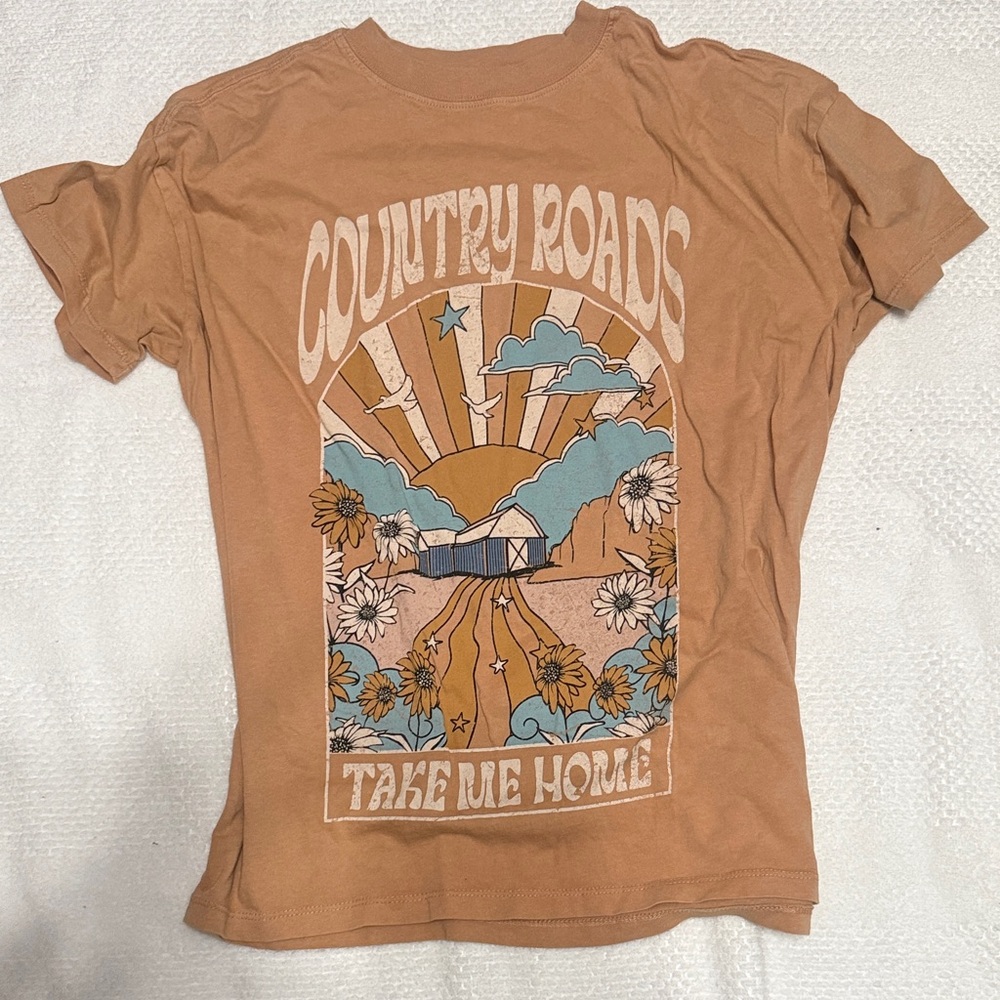 Cleo + Wolf Country Road Take Me Home T-shirt